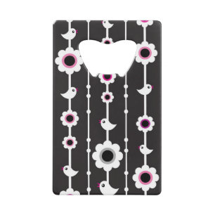 bird and flowers pattern