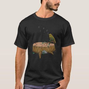 Bird And Nature Vinyl Record Player Music Vinyl Co T-Shirt