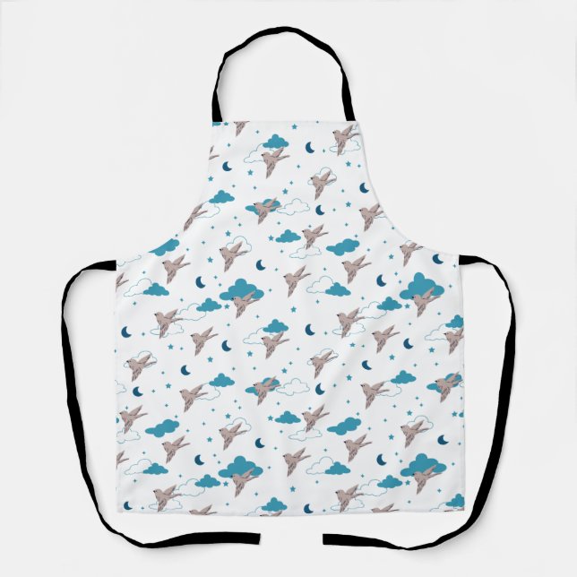 Bird and Night Fairy Dream Apron (Front)