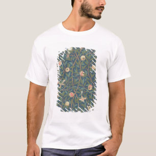 'Bird and Pomegranate' Wallpaper Design, printed b T-Shirt