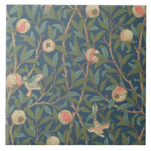 'Bird and Pomegranate' Wallpaper Design, printed b Tile