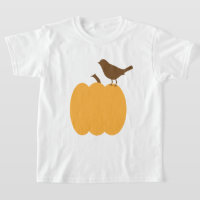 Bird and Pumpkin Silhouette
