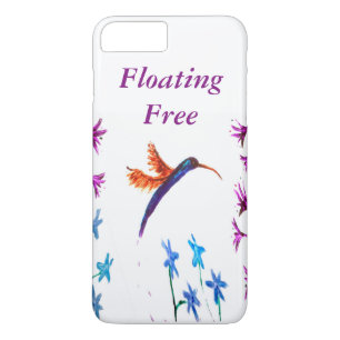Bird Art Floral Hummingbird iPhone 8 Plus/7 Plus Case