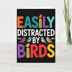 Bird Art For Men Women Kid Bird Watching Birding B Card
