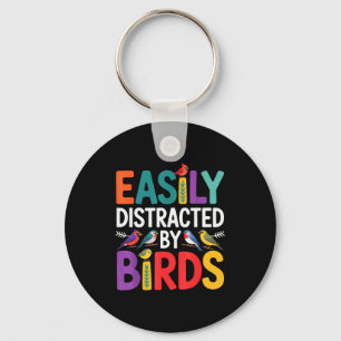 Bird Art For Men Women Kid Bird Watching Birding B Key Ring