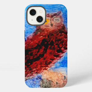 Bird Art Night Owl iPhone 13 Case