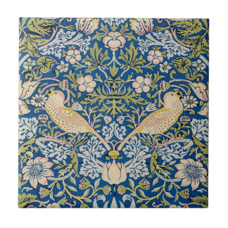Bird Art Nouveau Design Tile