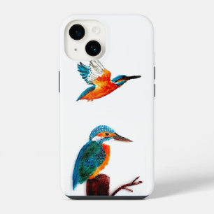 BIrd Art Two Kingfishers iPhone 14 Case