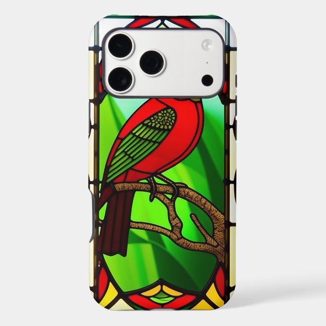 Bird Artwork in Bold Decorative Patterns (Back)
