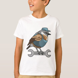 Bird as Carftsman with Wrench T-Shirt