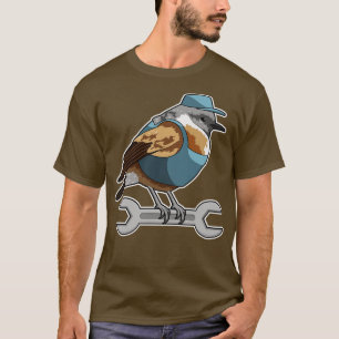 Bird As Carftsman With Wrench T-Shirt