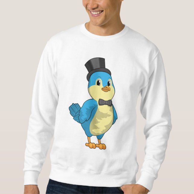 Bird as Groom with Ribbon Sweatshirt (Front)