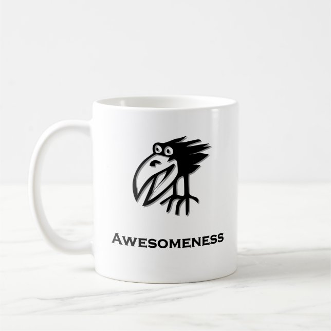 Bird Awesomeness Coffee Mug (Left)