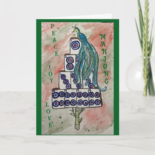 Bird Bam Holiday Card (Front)