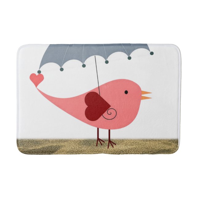 Bird Bathroom Bathmat (Front)