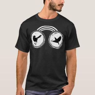 Bird Binocular Birding Bird Watching T-Shirt