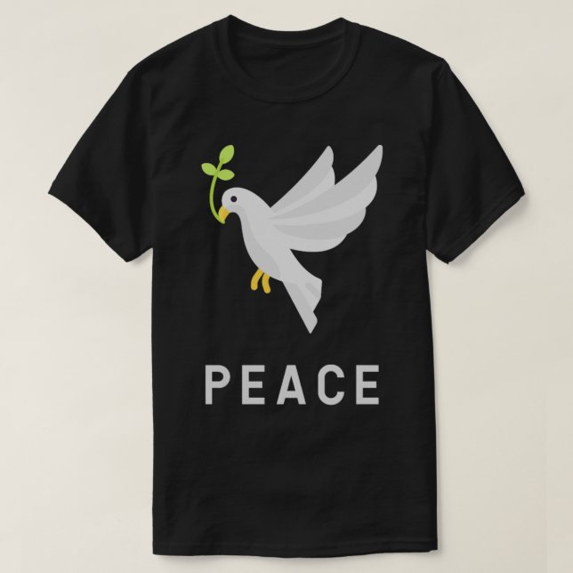 Bird Bird Lover Flying Freedom Peace  T-Shirt (Design Front)