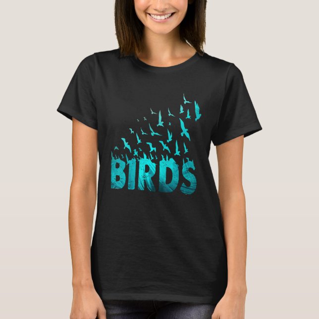 Bird  Birdwatcher Mama Bird Parrot Birds Birder T-Shirt (Front)