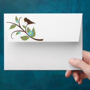 Bird Birthday Envelope