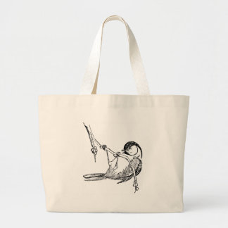Bird / Black-Capped Chickadee Large Tote Bag