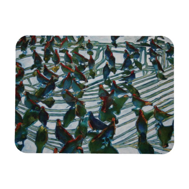Bird Boat 3 Magnet (Horizontal)