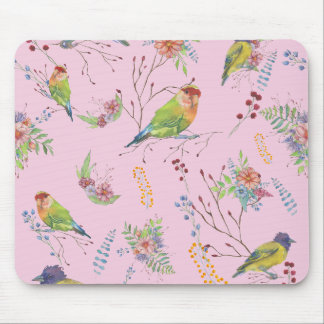 Bird Botanical Mouse Pad