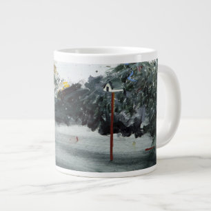 Bird Box Ohlsdorf Cemetery 2013 Large Coffee Mug