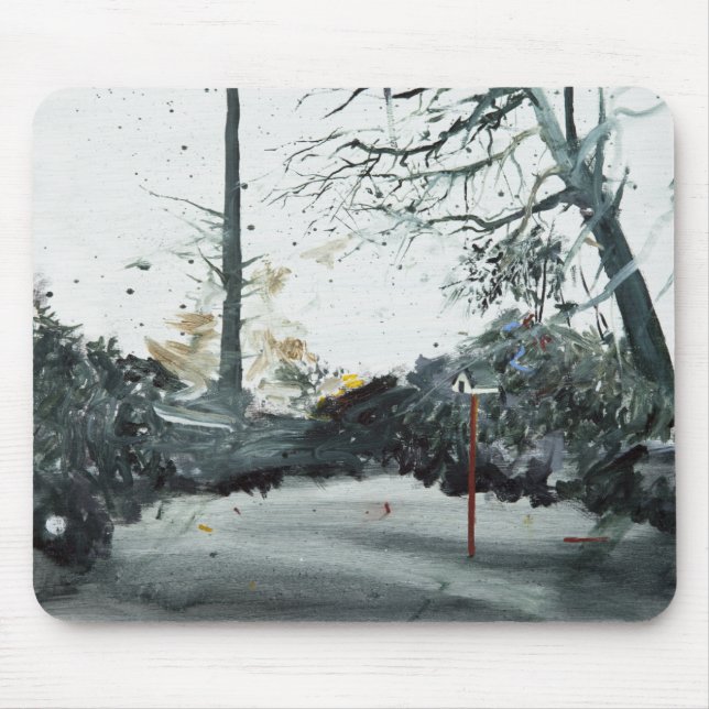 Bird Box Ohlsdorf Cemetery 2013 Mouse Pad (Front)