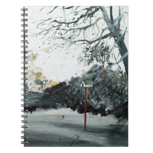 Bird Box Ohlsdorf Cemetery 2013 Spiral Notebook
