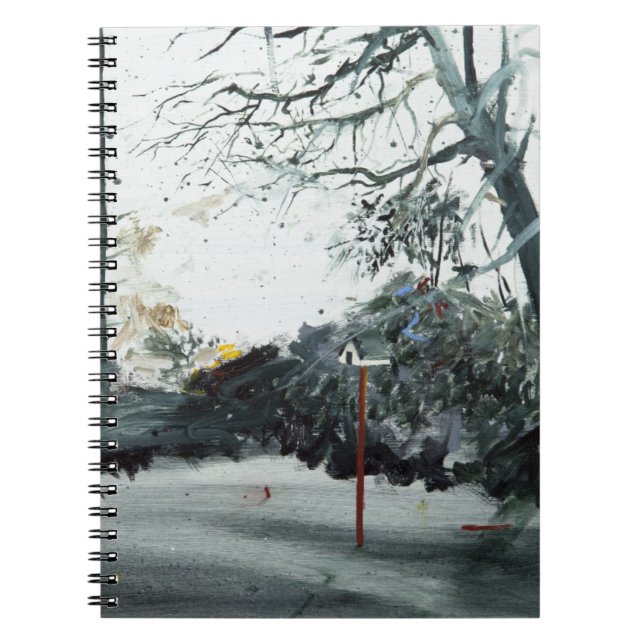 Bird Box Ohlsdorf Cemetery 2013 Spiral Notebook (Front)