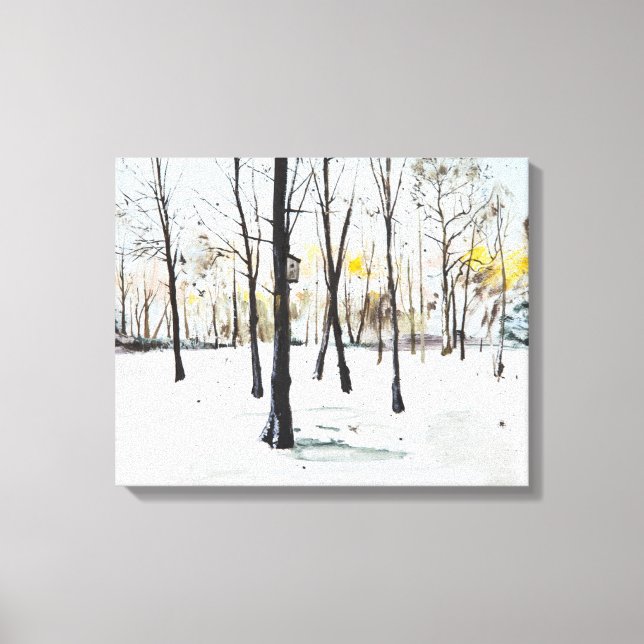 Bird Box Study Ohlsdorf 2013 Canvas Print (Front)
