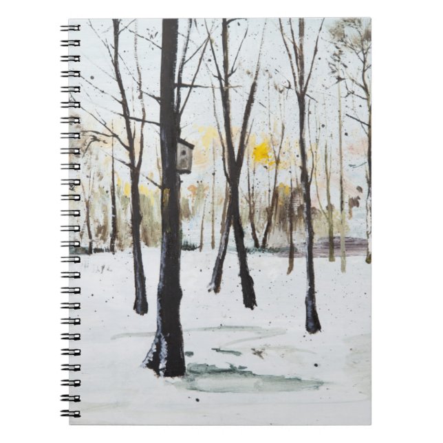 Bird Box Study Ohlsdorf 2013 Spiral Notebook (Front)