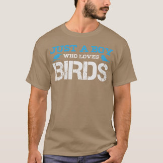 Bird Boy Joke Boys Birds Ornithologist retro T-Shirt