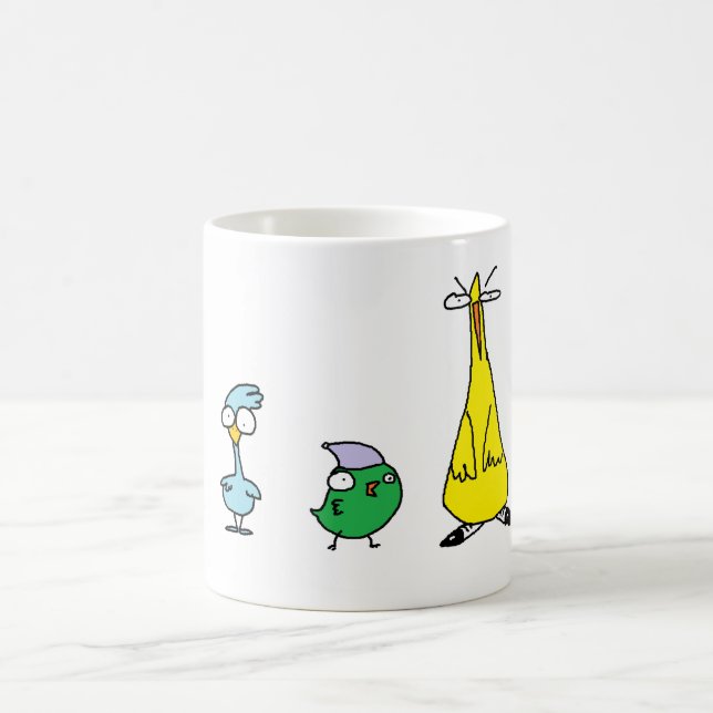 Bird brain coffee mug (Center)