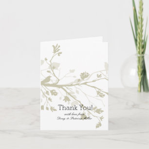 Bird Branches Thank You Card