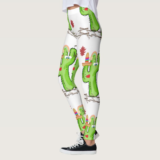 Bird Cactus Leggings (Left)