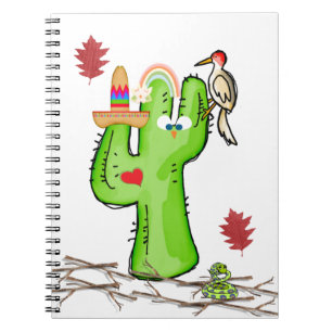 Bird Cactus Notebook