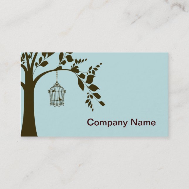 Bird Cage Business Card (Front)