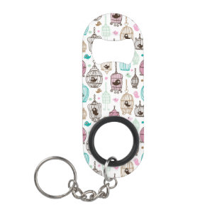 bird cage love kids background pattern