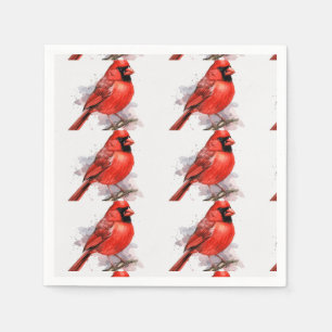 Bird (Cardinal) Collection Napkin