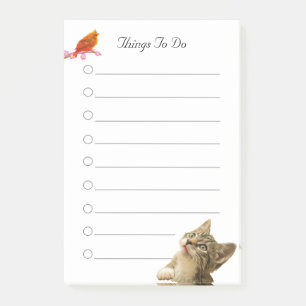 Bird & Cat Things to Do Notes