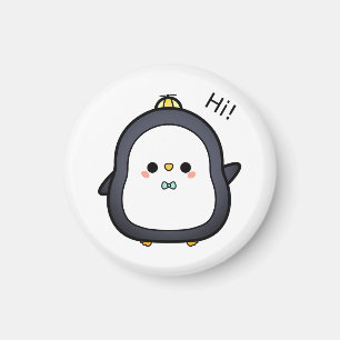 Bird, Character, Penguin Magnet