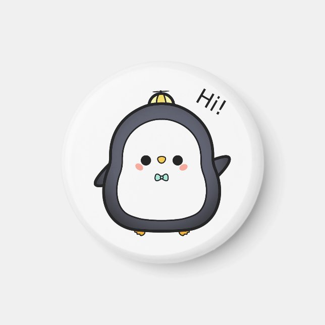 Bird, Character, Penguin Magnet (Front)