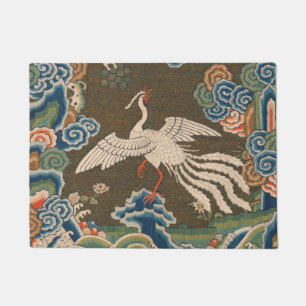 Bird Chinese Antique Decor Doormat