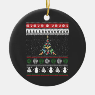 Bird Christmas Tree Bird Lover Ceramic Tree Decoration