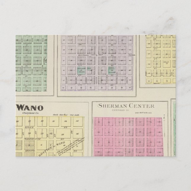 Bird City, Eustis, Voltair, Wano, , Kansas Postcard (Front)