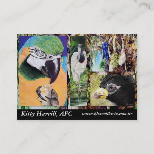 Bird Collage Business Card
