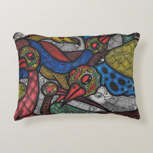 Bird conference decorative cushion