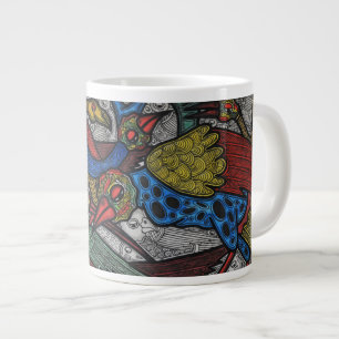 Bird conference large coffee mug