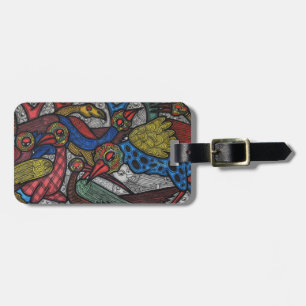 Bird conference luggage tag
